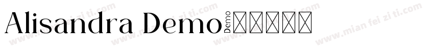 Alisandra Demo字体转换